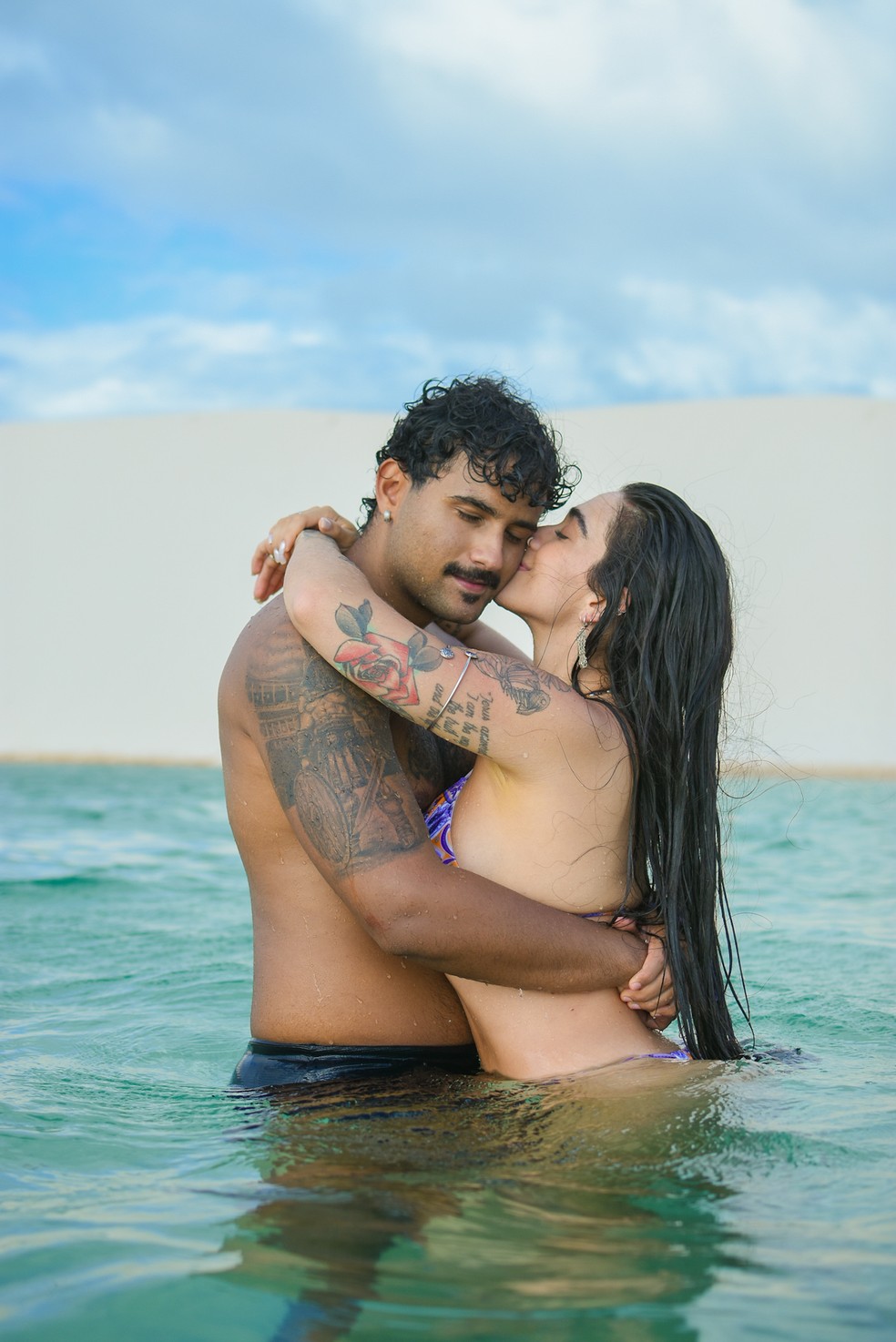 Lucas Pizane e Giovana — Foto: Will Dias / Brazil News