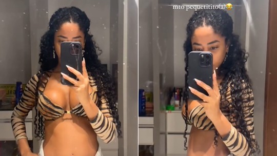 Lorena Maria mostra barriga de gravidez de primeiro filho com MC Daniel; veja vídeo