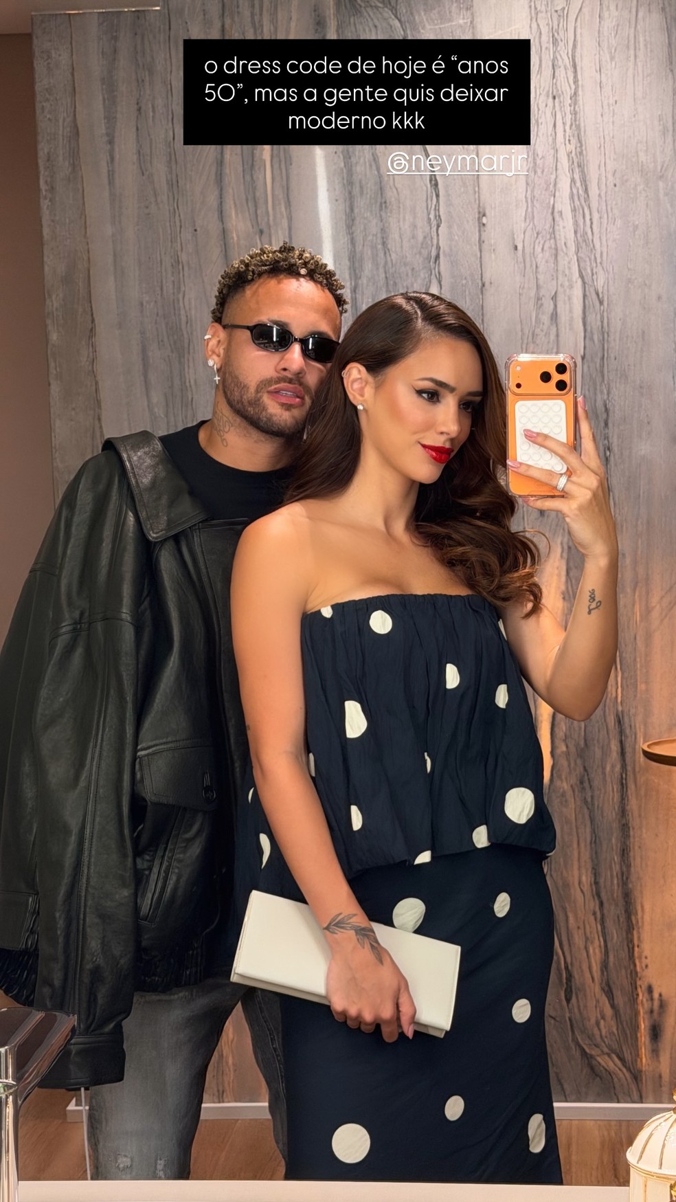 Neymar e Bruna Biancardi — Foto: Reprodução/Instagram