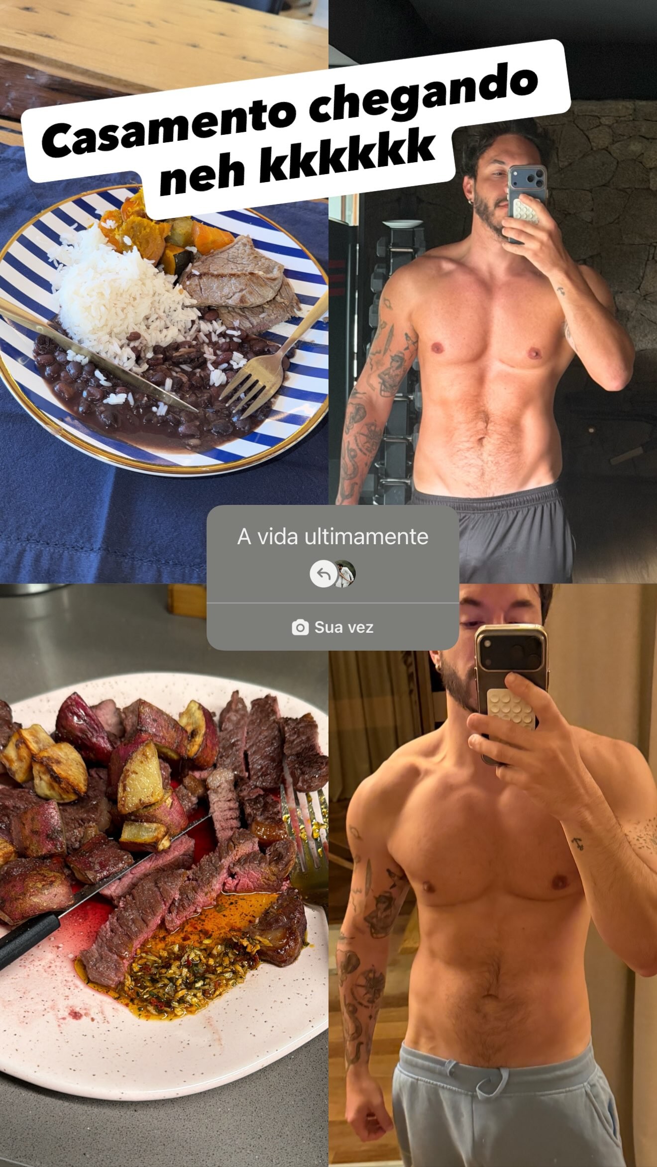Eliezer mostra shape sarado e dieta: 'Casamento chegando, né'; compare
