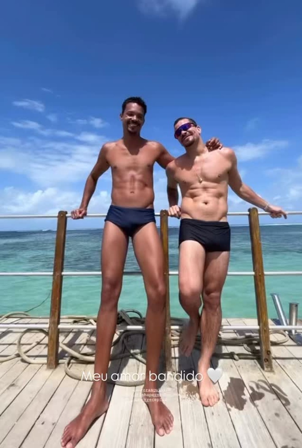 Nando Brandão e Thiago Martins — Foto: Reprodução/Instagram