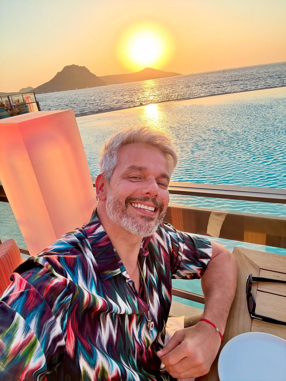 Otaviano Costa durante viagem para a Turquia — Foto: Reprodução/ Instagram