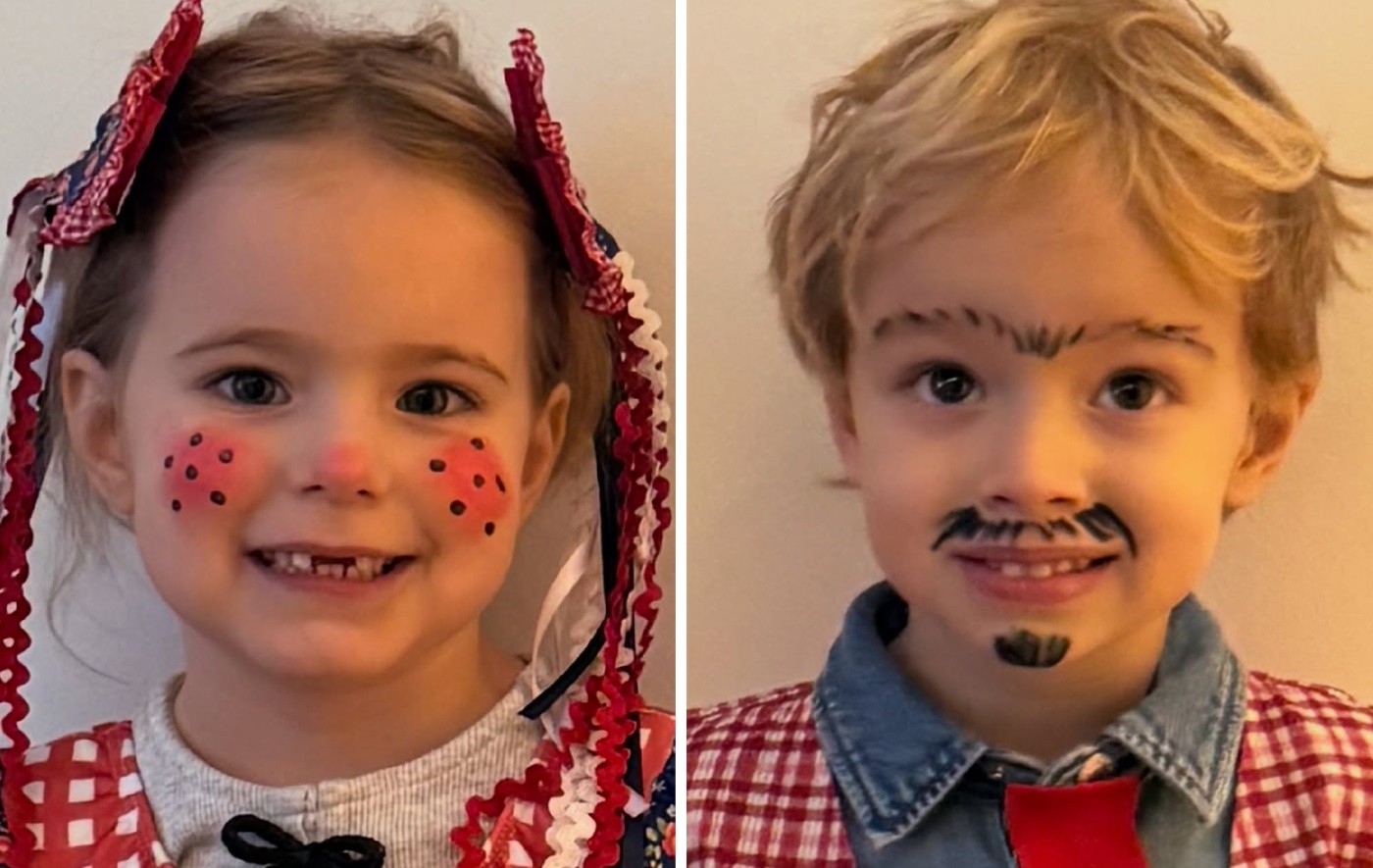 Eles cresceram! Isabella Scherer mostra filhos prontos para festa junina: 'Cadê os pequenúsculos?'