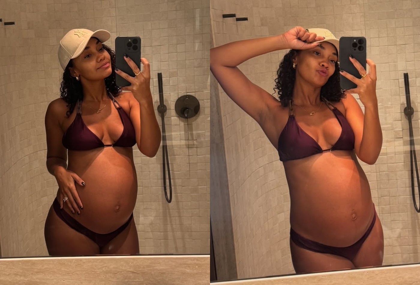 Grávida, Leigh-Anne mostra barrigão e fala sobre reta final da gestação: 