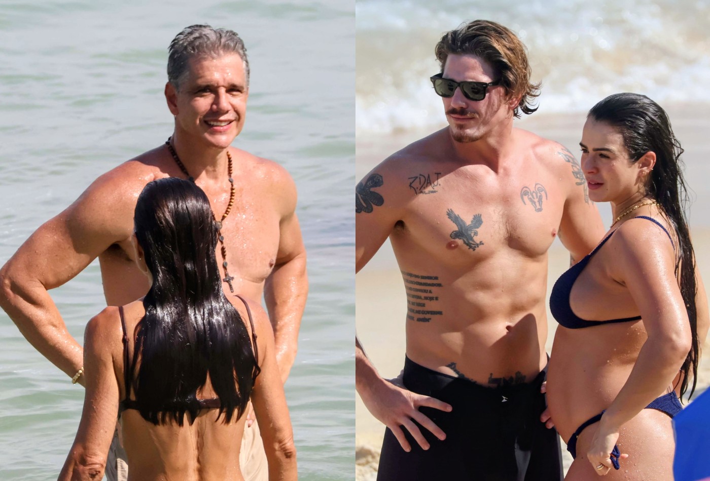 Marcio Garcia, Rômulo Arantes Neto, Mari Saad, Flavia Alessandra e mais famosos aproveitam domingo de sol - QTU Questões do Universo