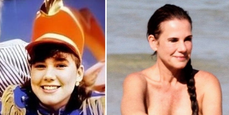 Antes e depois: Andrea Veiga, a primeira paquita de Xuxa