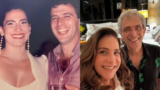 Vivendo casamento à distância, Totia Meireles celebra 32 anos de união