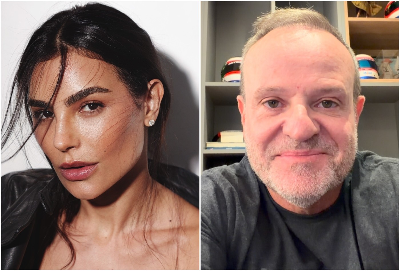 Cíntia Chagas confirma namoro com Rubens Barrichello: 