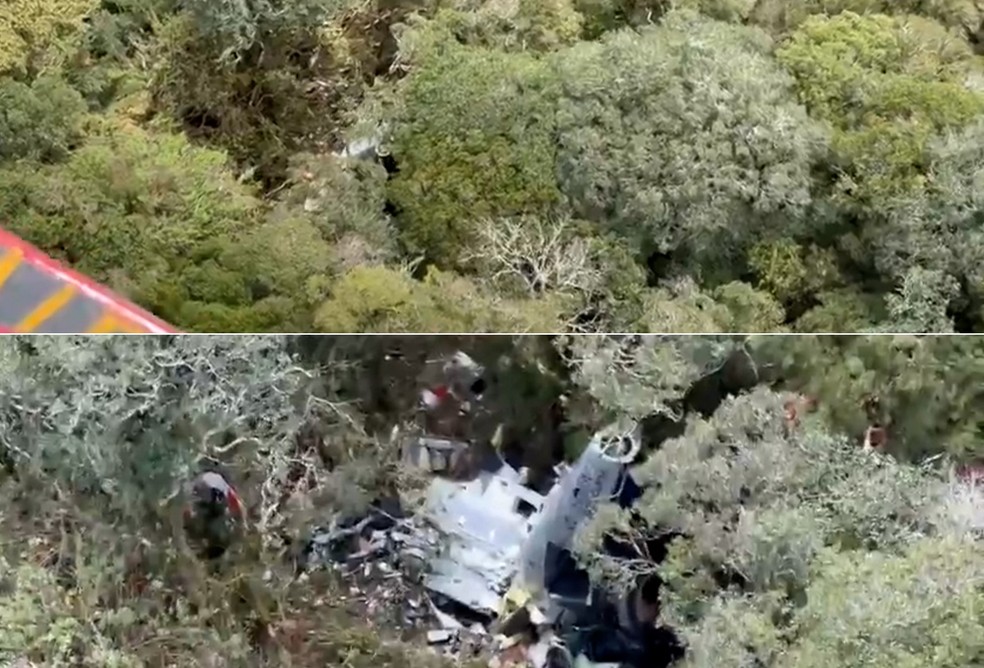 Morre Rick, da dupla com Renner; helicóptero é localizado sem sobreviventes em SC — Foto: Reprodução