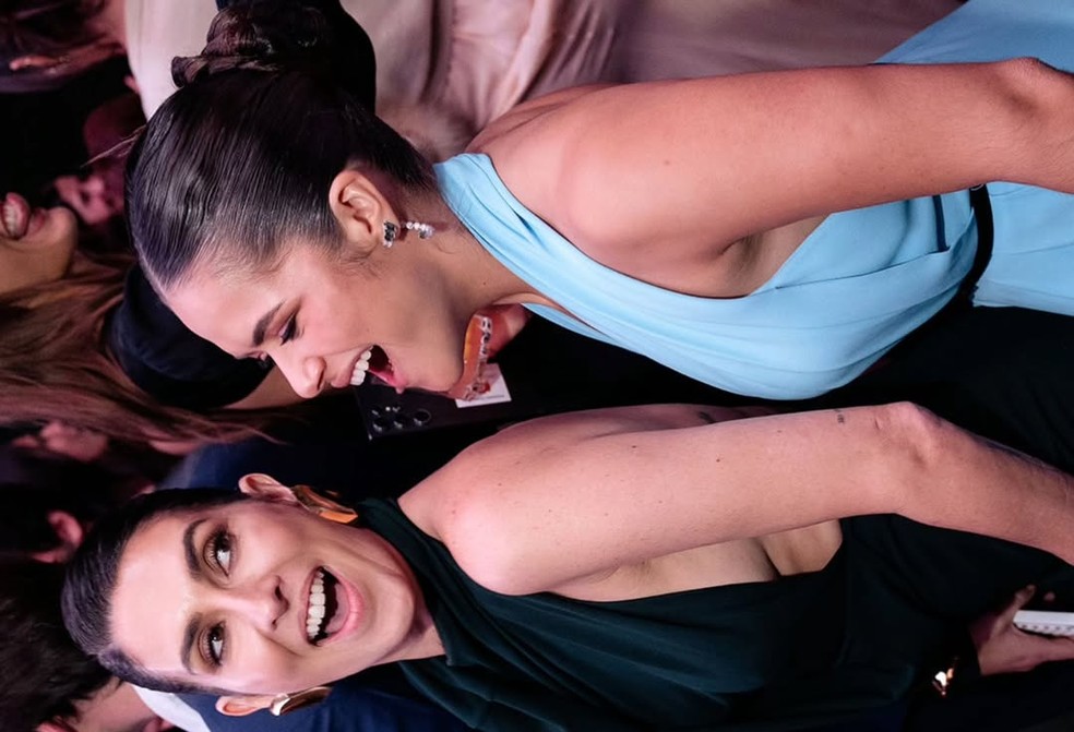 Fernanda Paes Leme e Maisa no casamento de Giovanna Lancelotti  — Foto: Reprodução/ Instagram