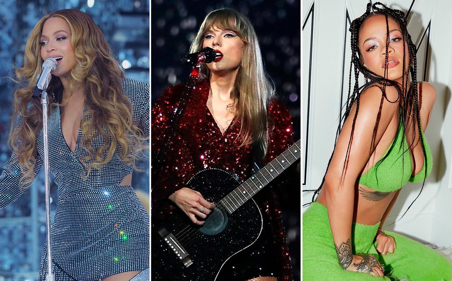 Beyoncé, Taylor Swift e Rihanna