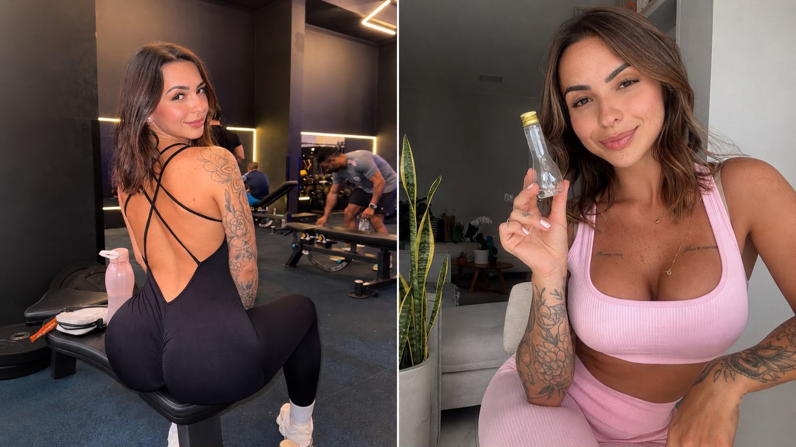 'Mulher fitness perfeita' que vende gotas do próprio suor recebe encomenda de 30 frascos para despedida de solteiro