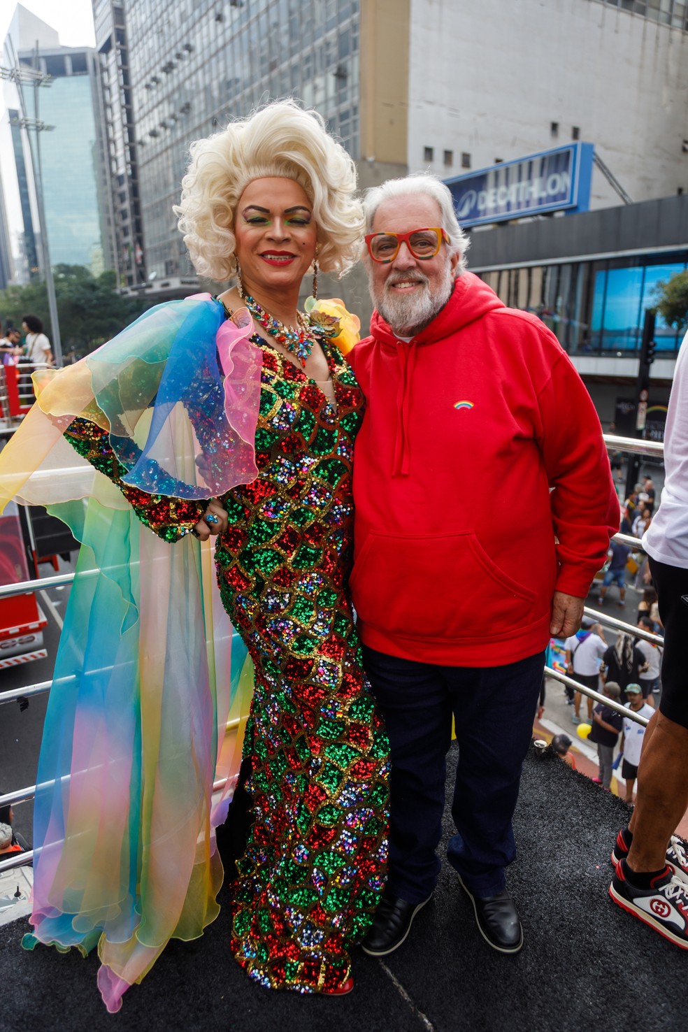 Salete Campari e Leão Lobo — Foto: Patrícia Devoraes | Brazil News