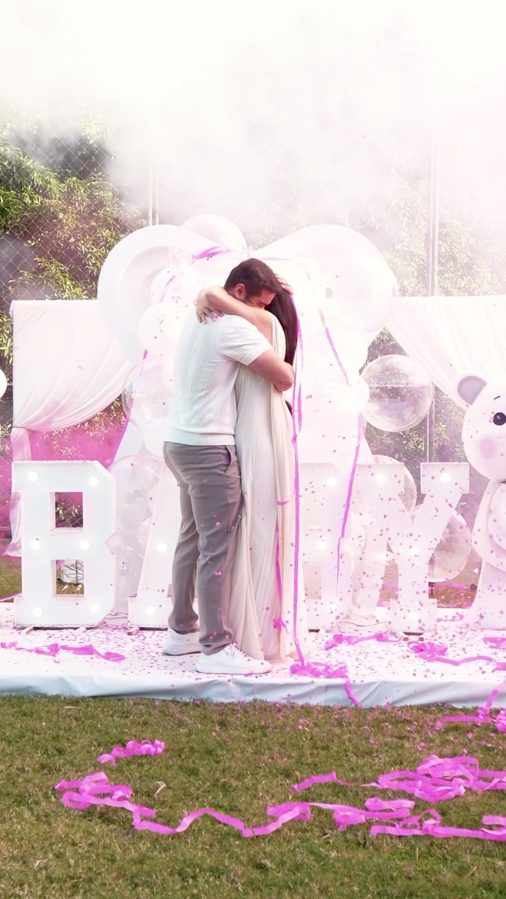 Sidney Sampaio e esposa — Foto: Reprodução/Instagram