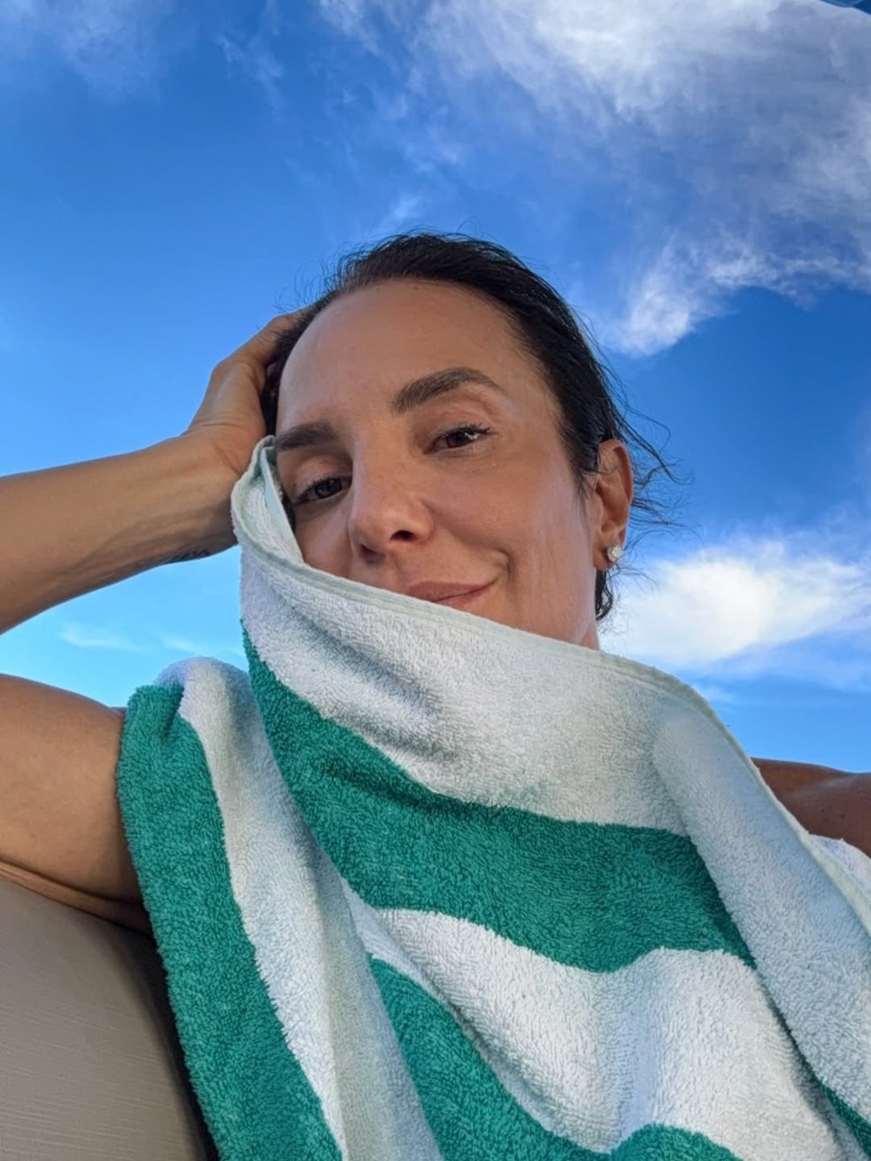 Ivete Sangalo abriu álbum de praia — Foto: Reprodução/Instagram