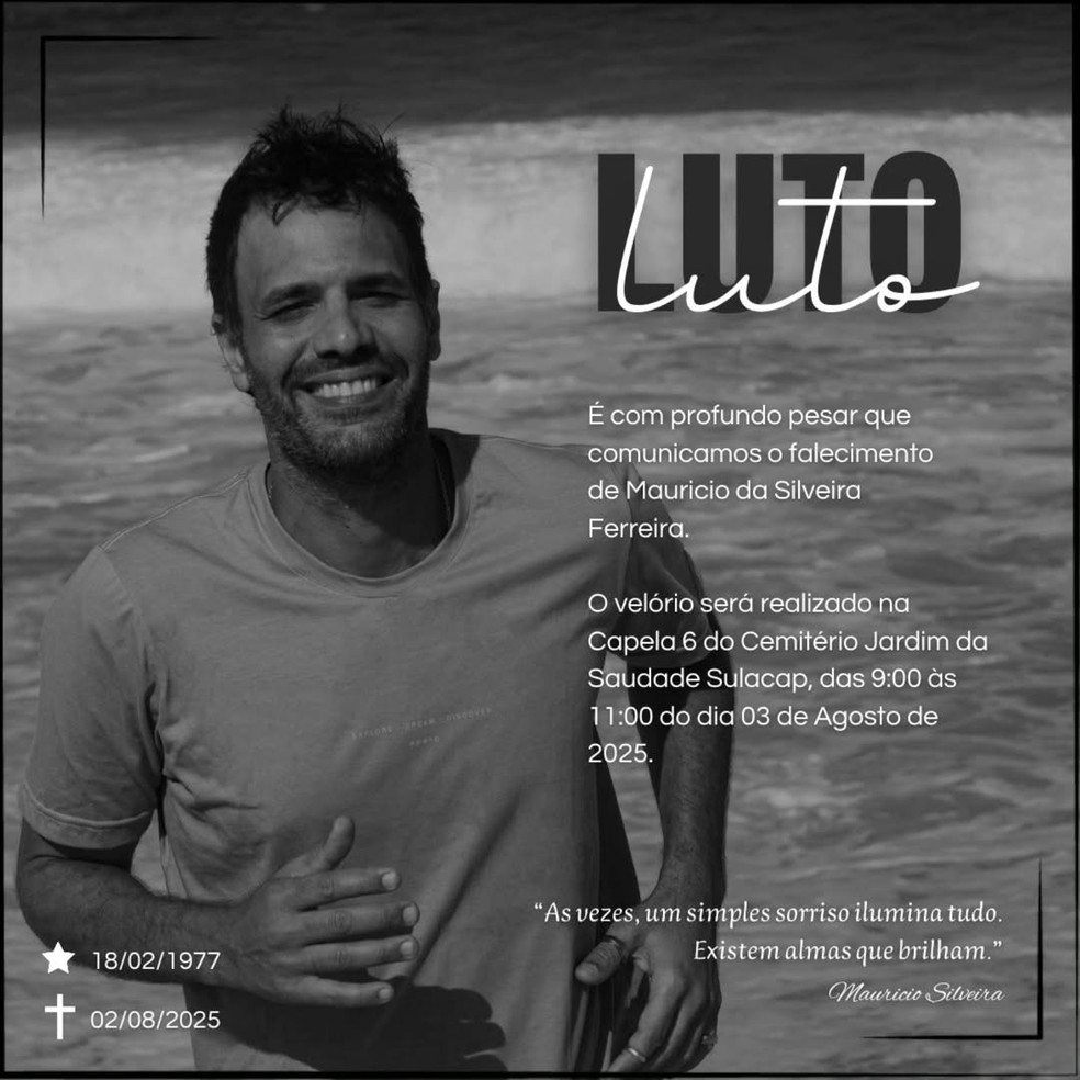 Morre o ator Mauricio Silveira aos 48 anos — Foto: Reprodução/Instagram