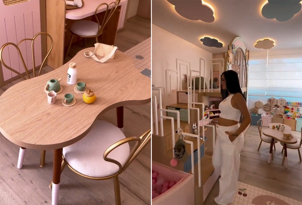Bruna Biancardi mostra brinquedoteca de Mavie na casa dos avós maternos — Foto: Reprodução/Instagram