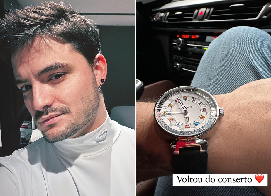 Felipe Neto mostra relógio grifado de R$ 35,5 mil