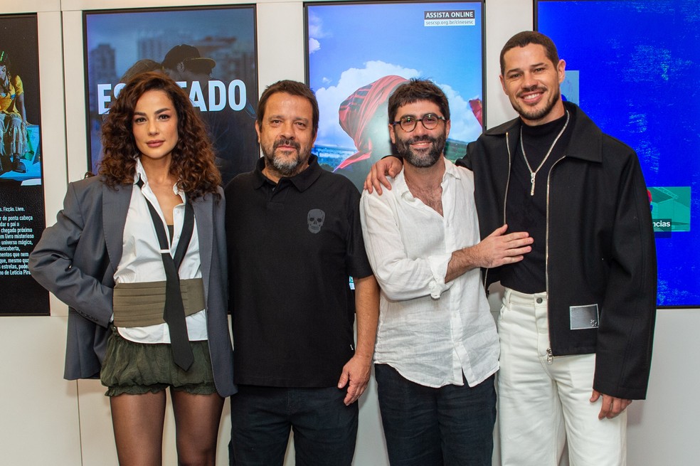 Nanda Marques, Hugo Prata, Felipe Novais e José Loreto — Foto: Eduardo Martins/ BrazilNews