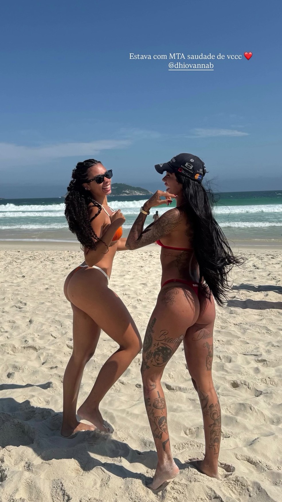 Ramana Borba e Dhiovanna Barbosa — Foto: Reprodução/Instagram