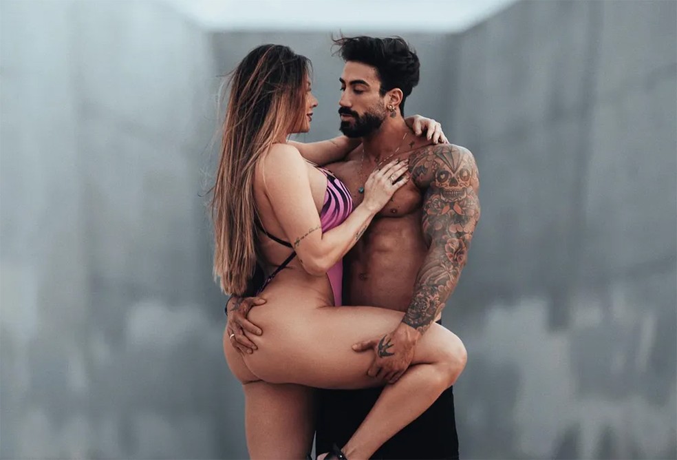 Juju Salimeni e Diogo Basaglia — Foto: Reprodução/Instagram