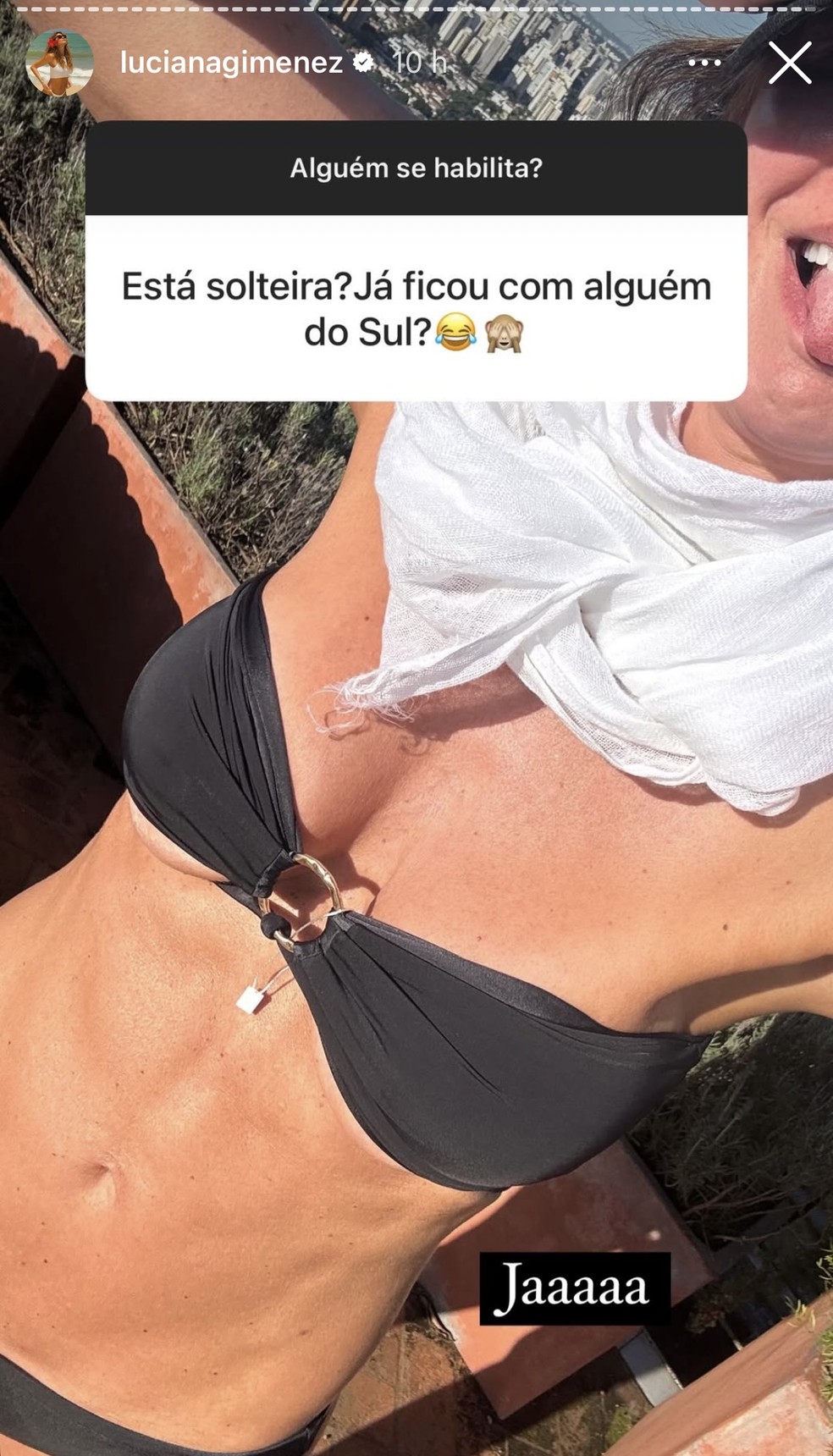 Story de Luciana Gimenez — Foto: Reprodução/Instagram