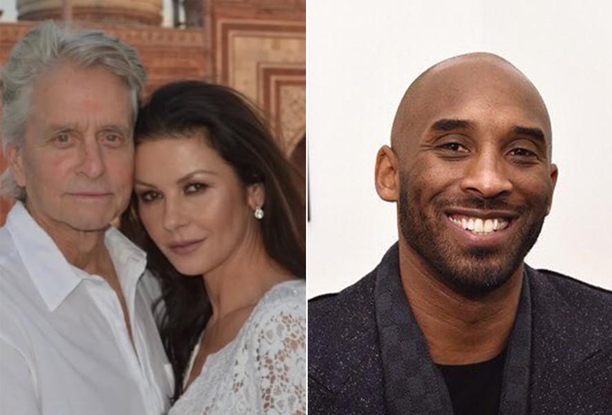 Michael Douglas, Catherine Zeta-Jones e Kobe Bryant (1978-2020)