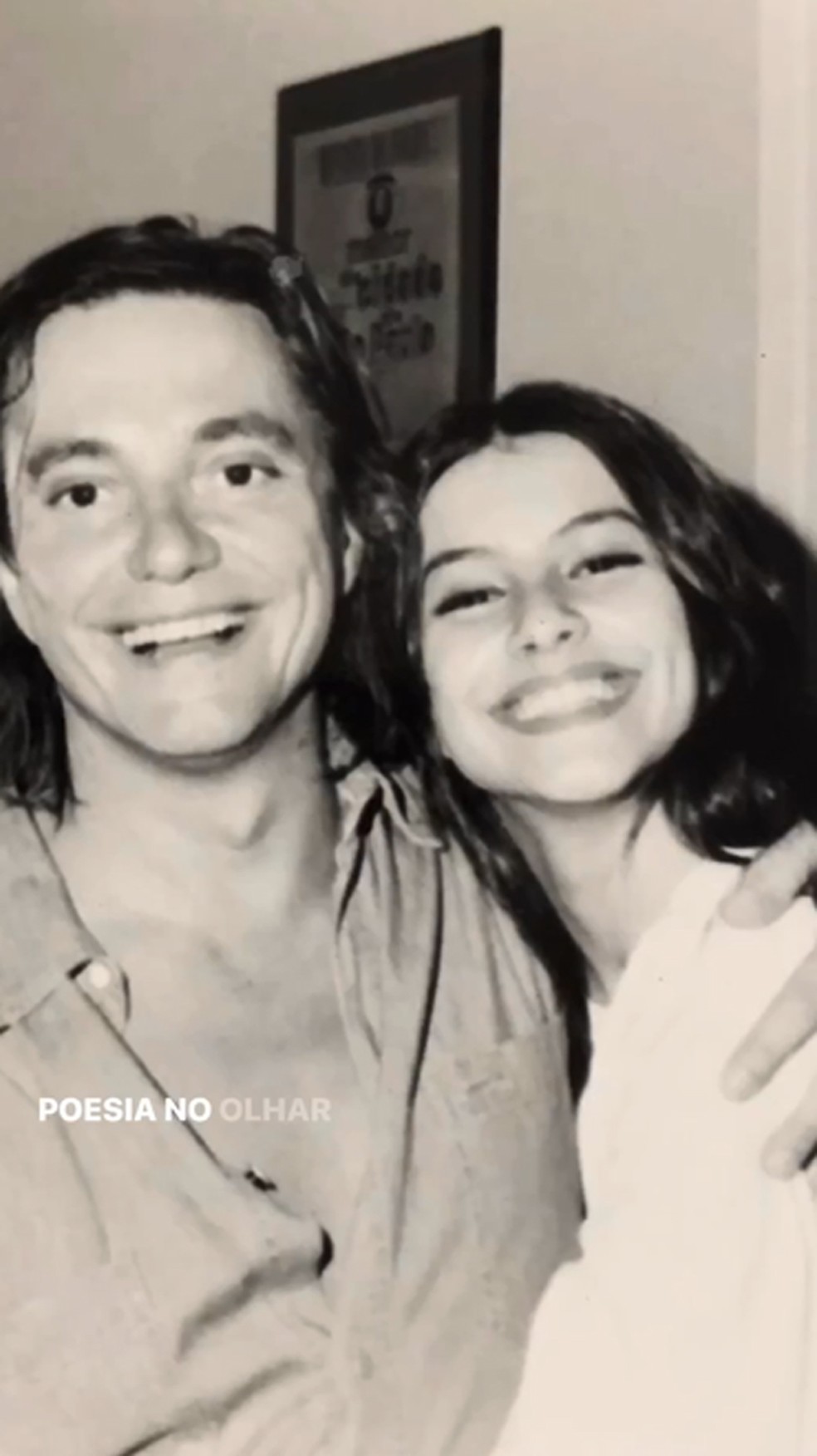 Fábio Jr. e a filha Cleo — Foto: Instagram