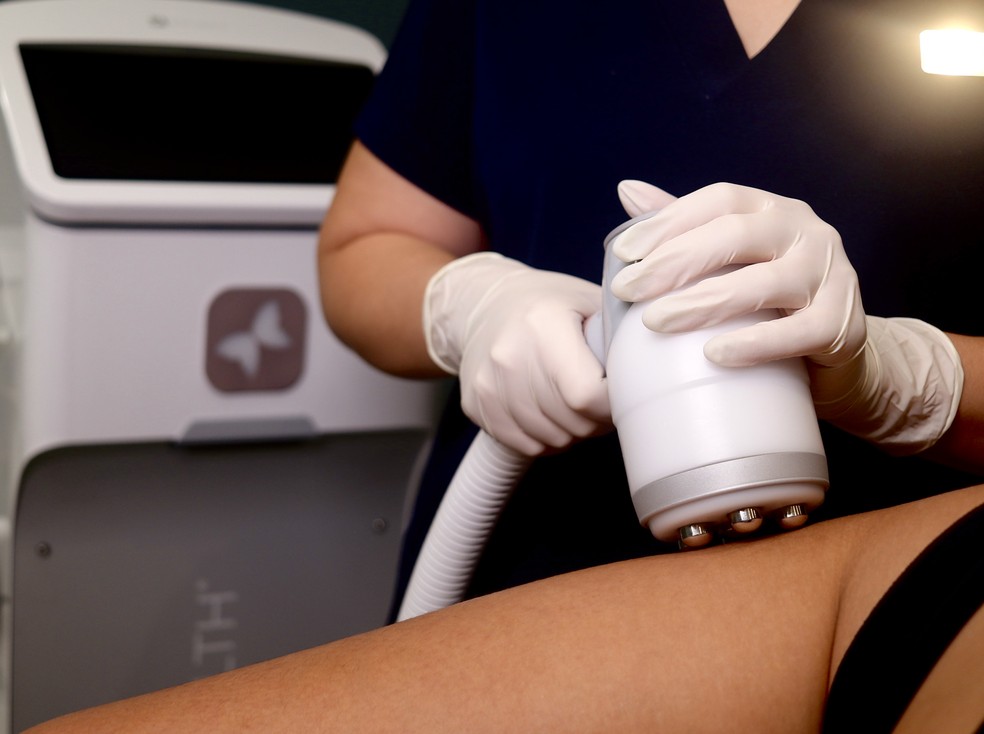 Tratamento feito em Yasmin Brunet — Foto: Reprodução/Instagram