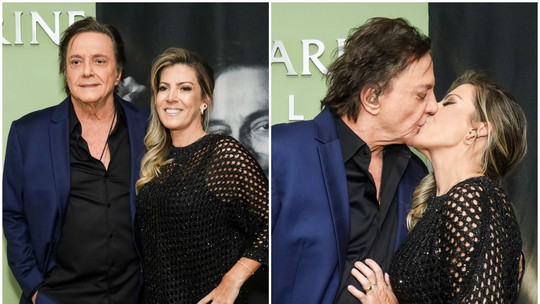 Fábio Jr. dá beijão na esposa em bastidores de show em São Paulo; fotos 