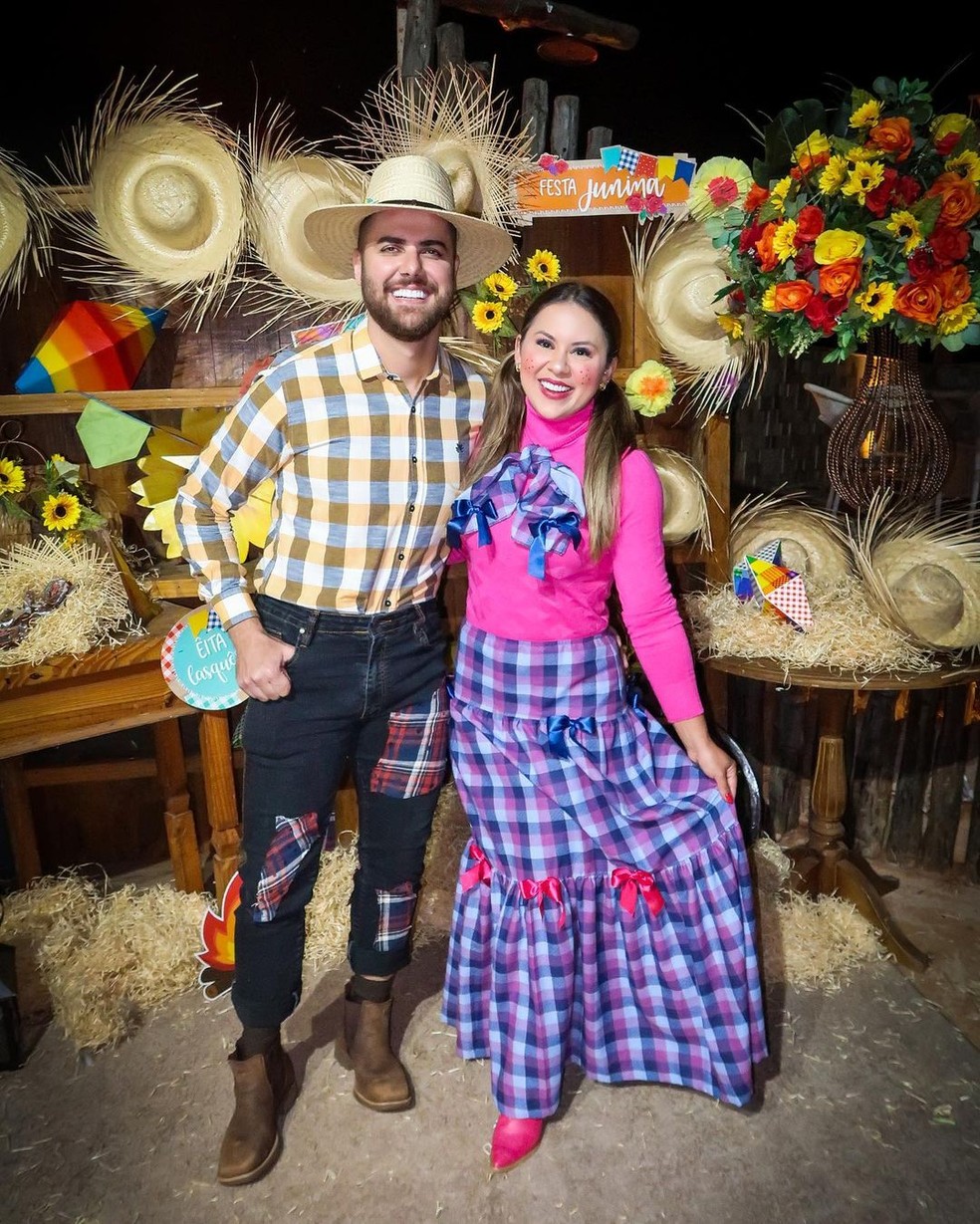 Zé Neto e a mulher, Natália Toscano — Foto: Reprodução/Instagram