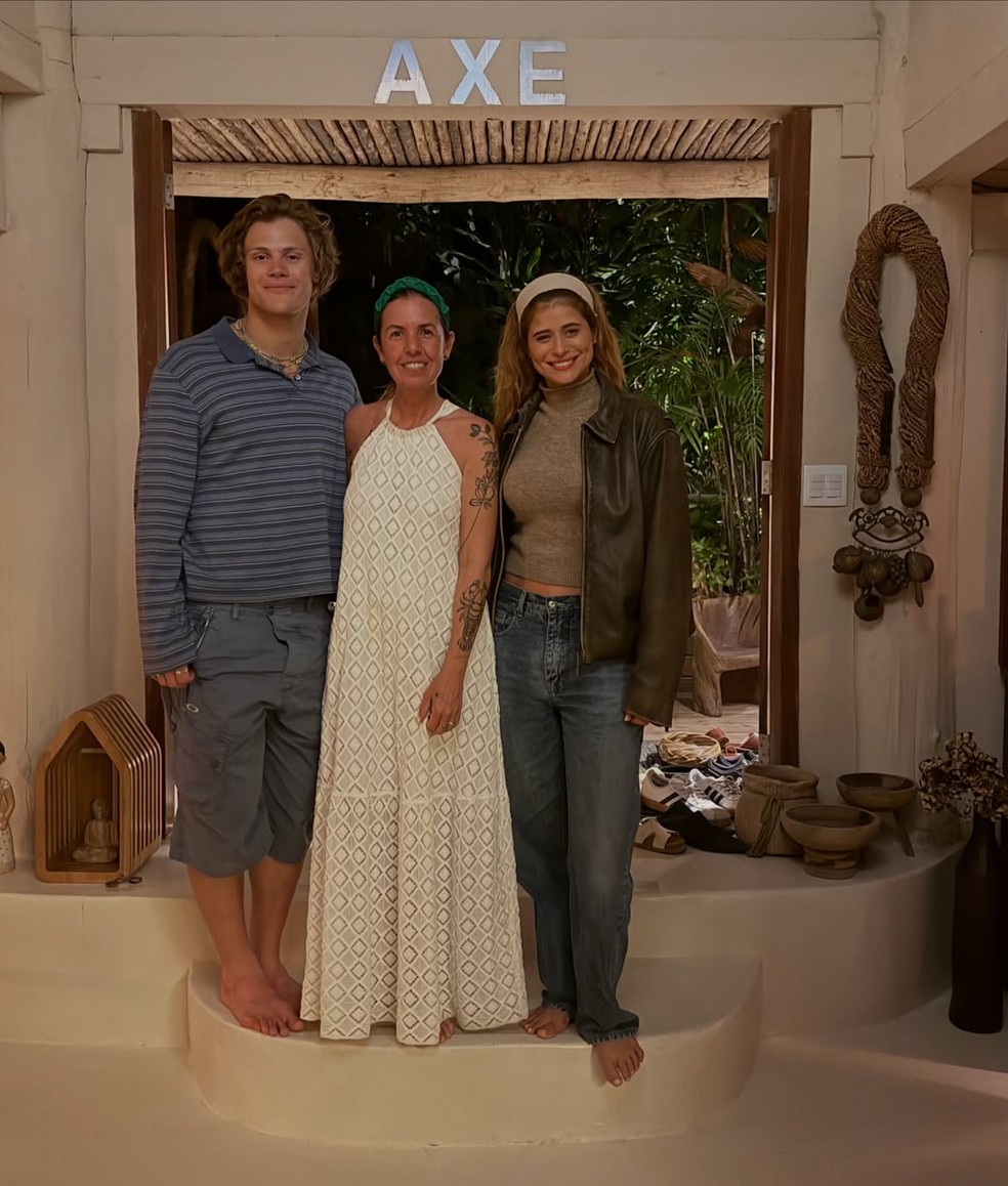 Lucas Braathen, Morena Leite e Isadora Cruz &mdash; Foto: Reprodu&ccedil;&atilde;o/Instagram