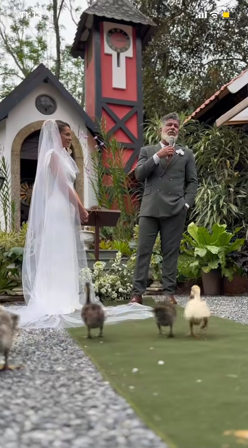 Casamento de Mauricio Mattar e Shay Dufau — Foto: Reprodução/Instagram