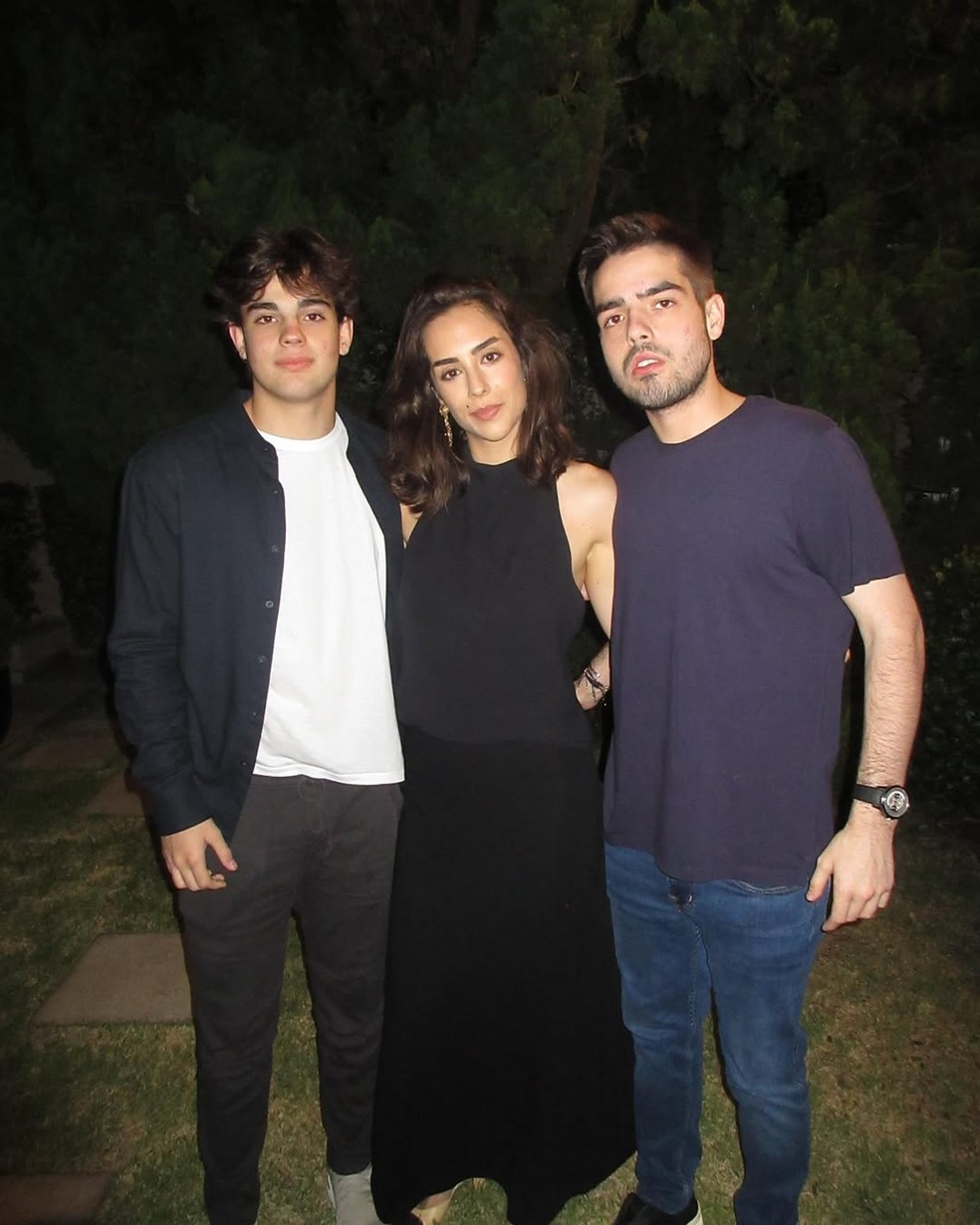 Rodrigo, Lara e João — Foto: Reprodução/Instagram