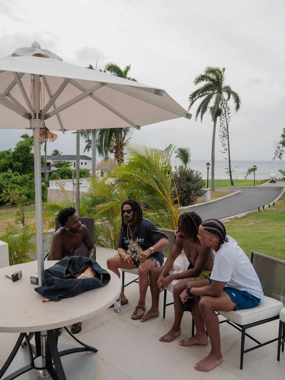 Vini Jr posta fotos na Jamaica — Foto: Reproducao/Instagram