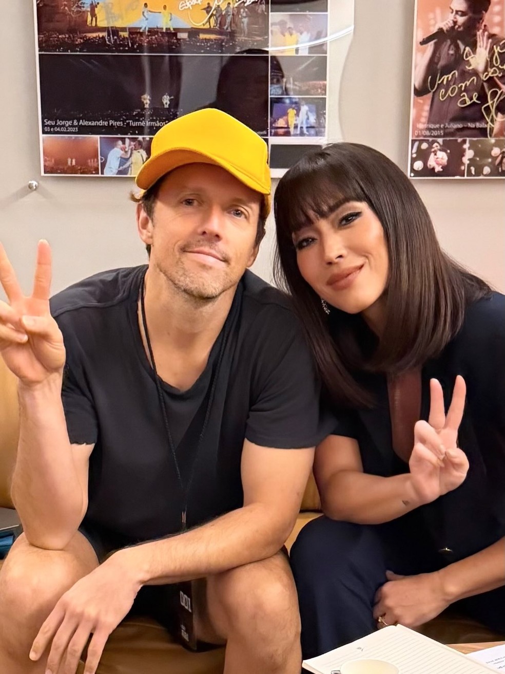 Danni Suzuki reencontra Jason Mraz — Foto: Reprodução/ Instagram