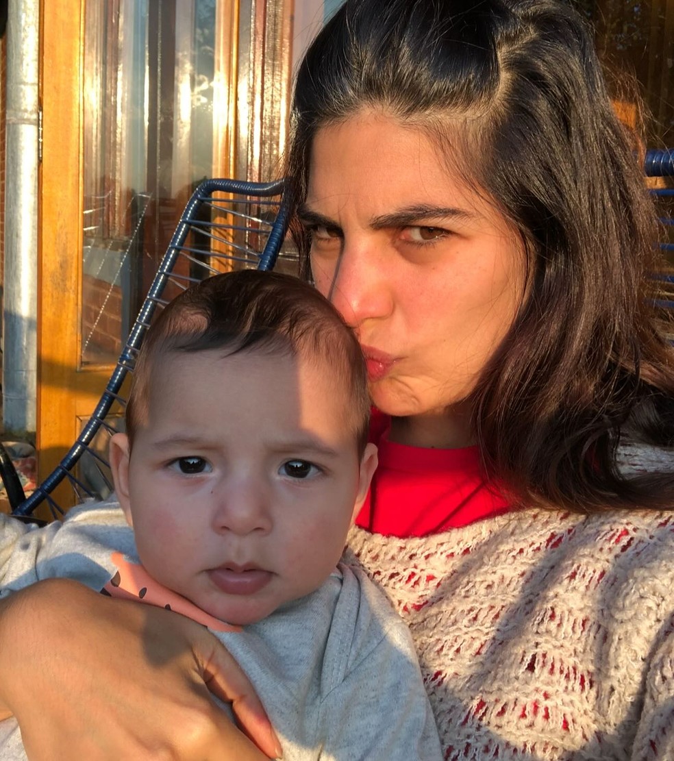 Andréia Sadi e André Rizek prestam homenagem no aniversário de 4 anos dos filhos gêmeos — Foto: Reprodução/Instagram