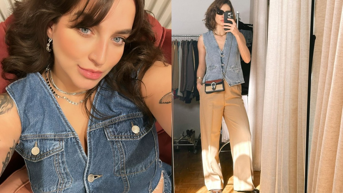 Colete jeans vira cropped e pode ser usado com vestido: veja 6 opções - Portais
