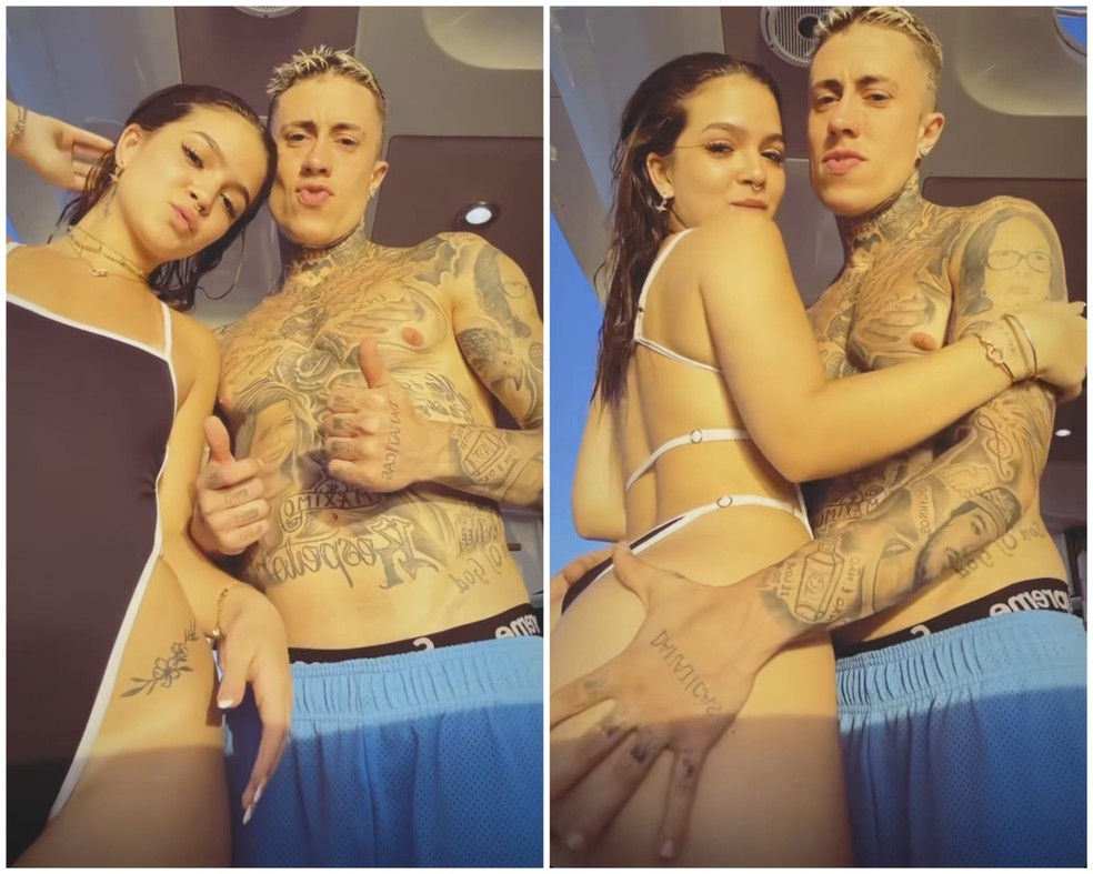 Mel Maia ganha apalpada de MC Daniel durante passeio de iate