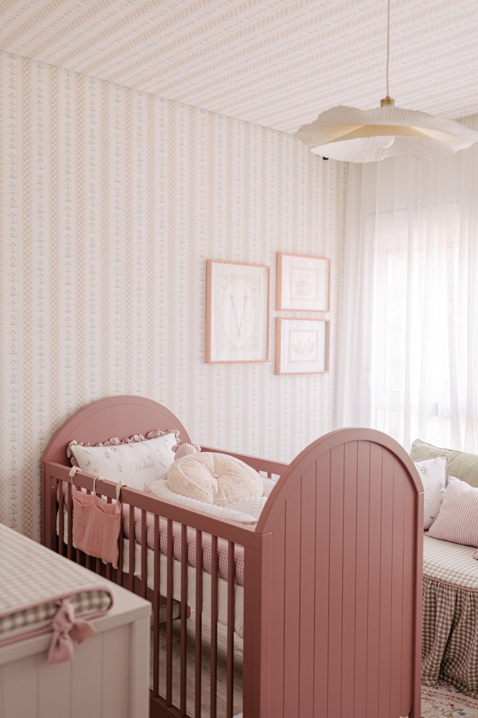 Quarto de Violeta, caçula de Isaías Saad e Vitória Eisfeld — Foto: Divulgação