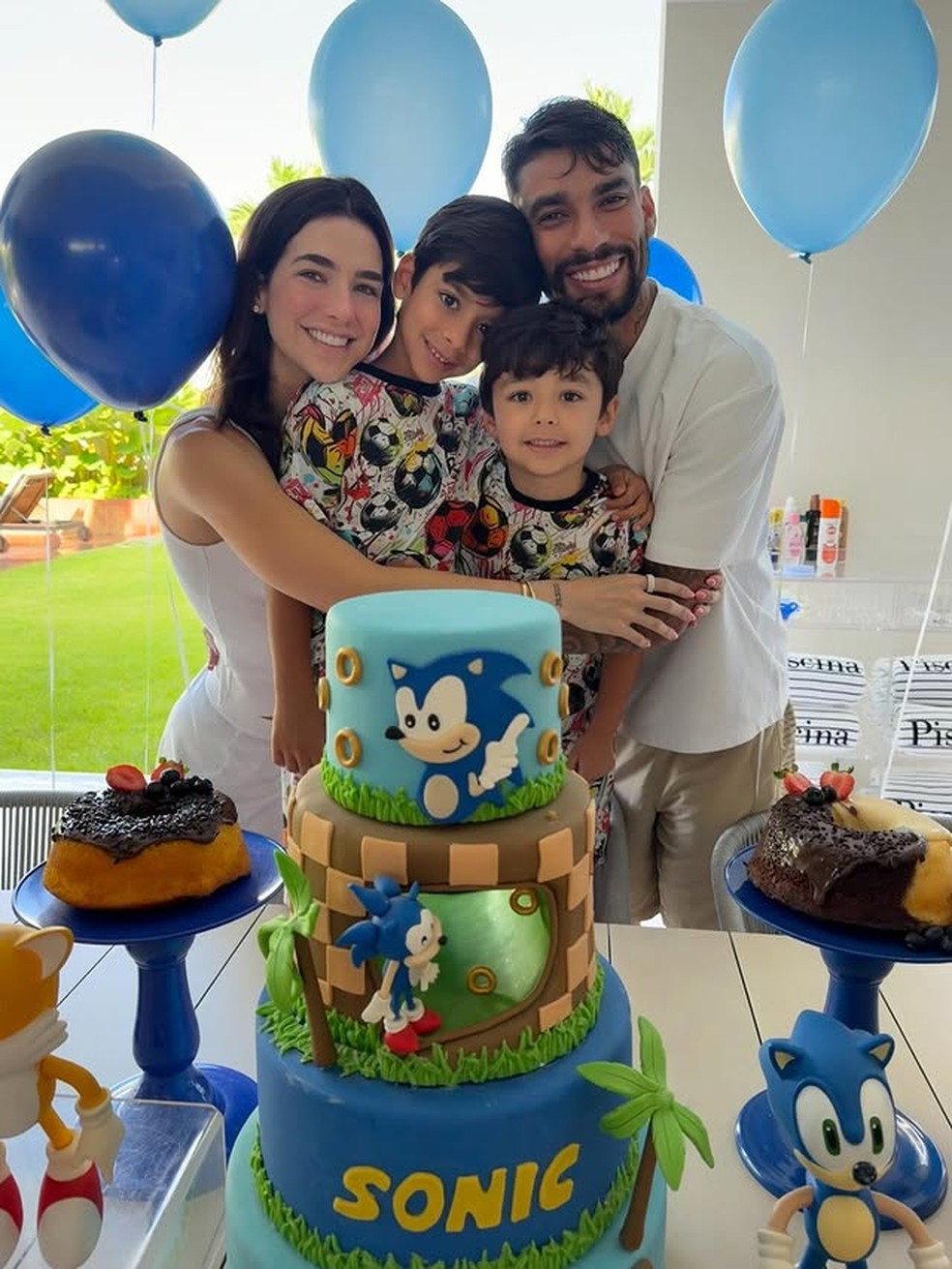 Lucas Paquet� e Duda Fournier t�m dois filhos � Foto: Reprodu��o/Instagram