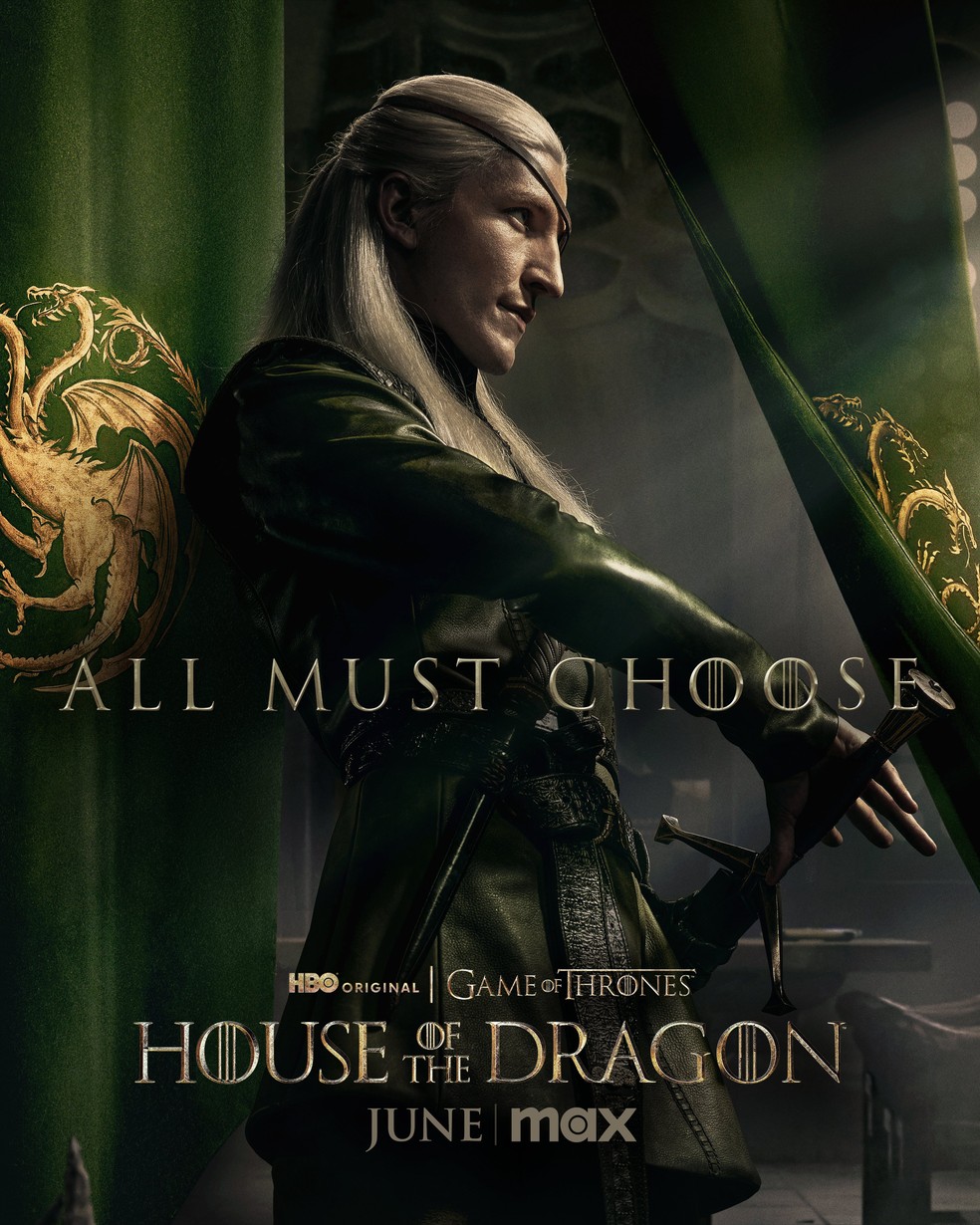 Ewan Mitchell, o Aemond Targaryen de 'A Casa do Dragão' — Foto: Divulgação/Max