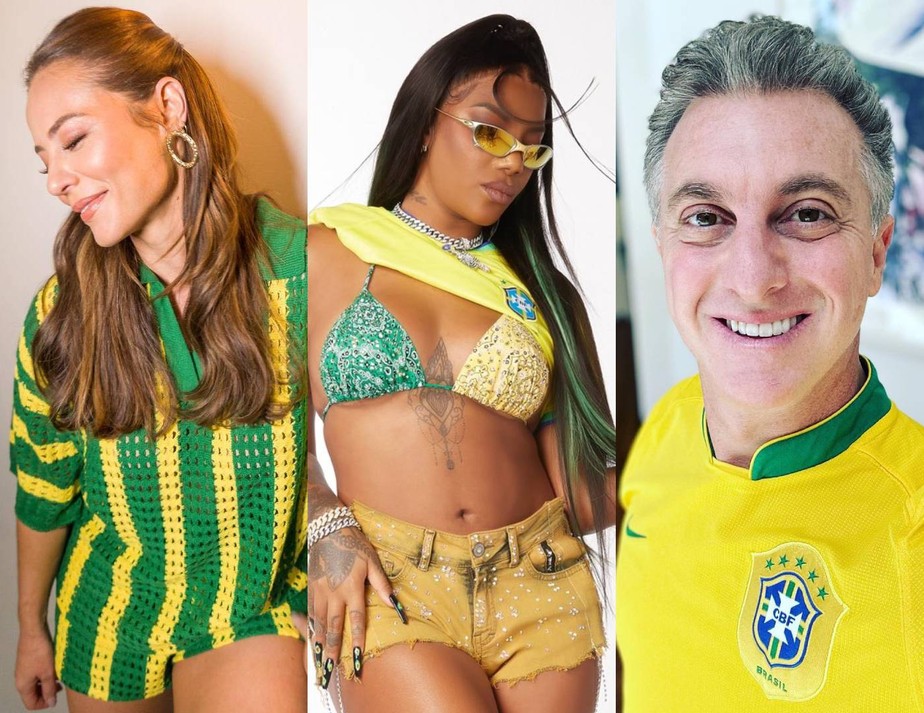 Copa: os makes que famosas e influencers já usaram para torcer pelo Brasil