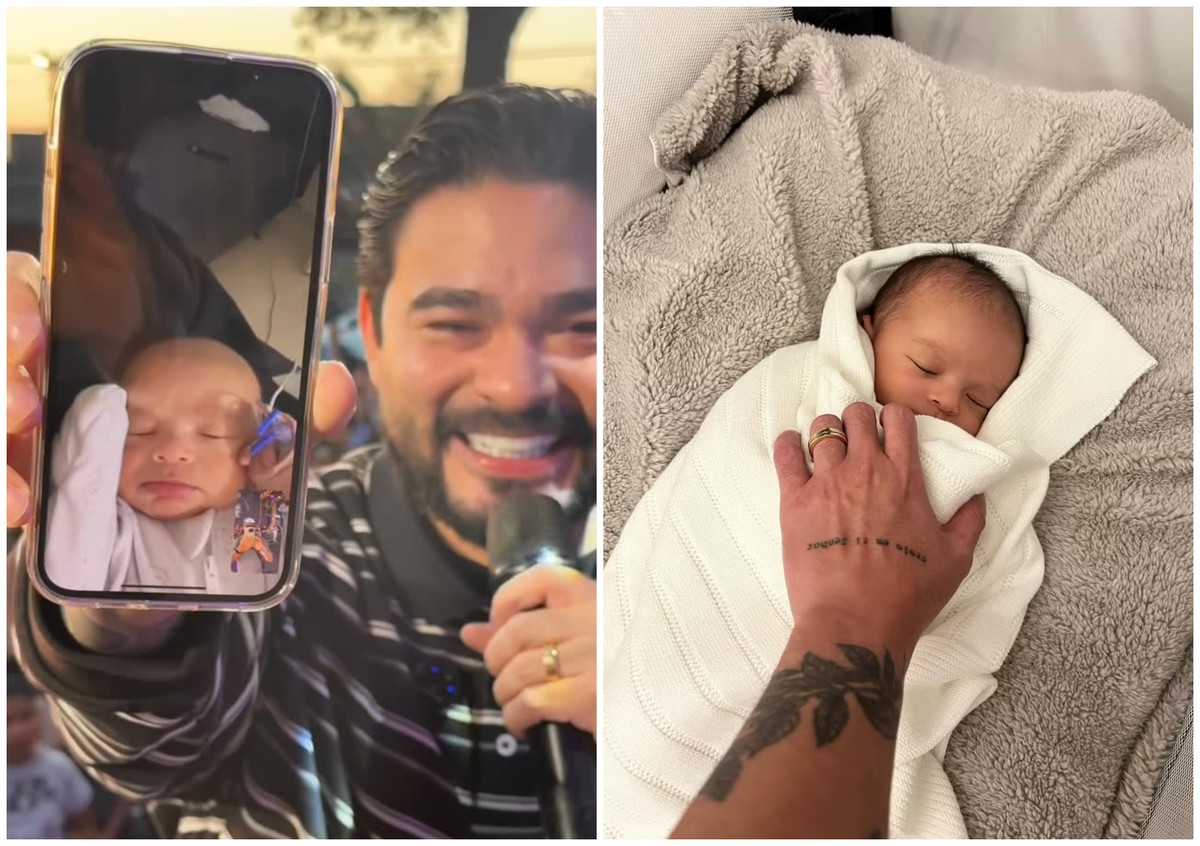 Após cirurgia às pressas, Yudi Tamashiro conta estado de saúde do filho de 40 dias