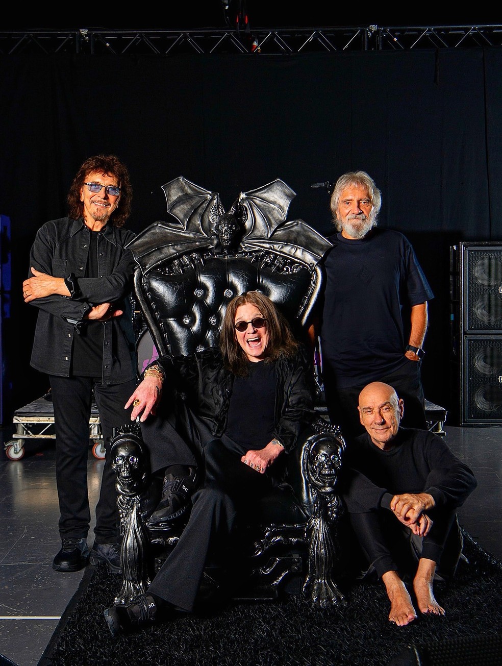 O Black Sabbath em 2025 — Foto: Divulgação