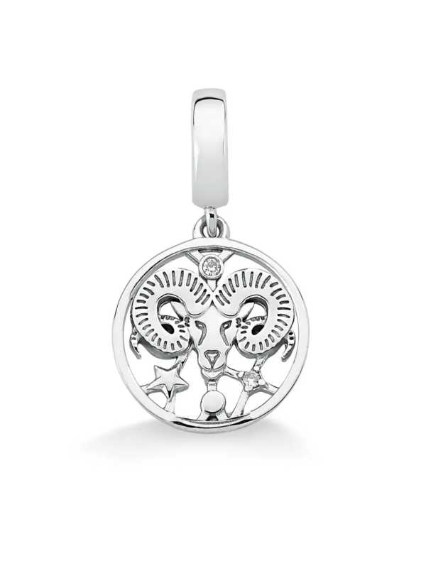 Charm Áries Cravejado