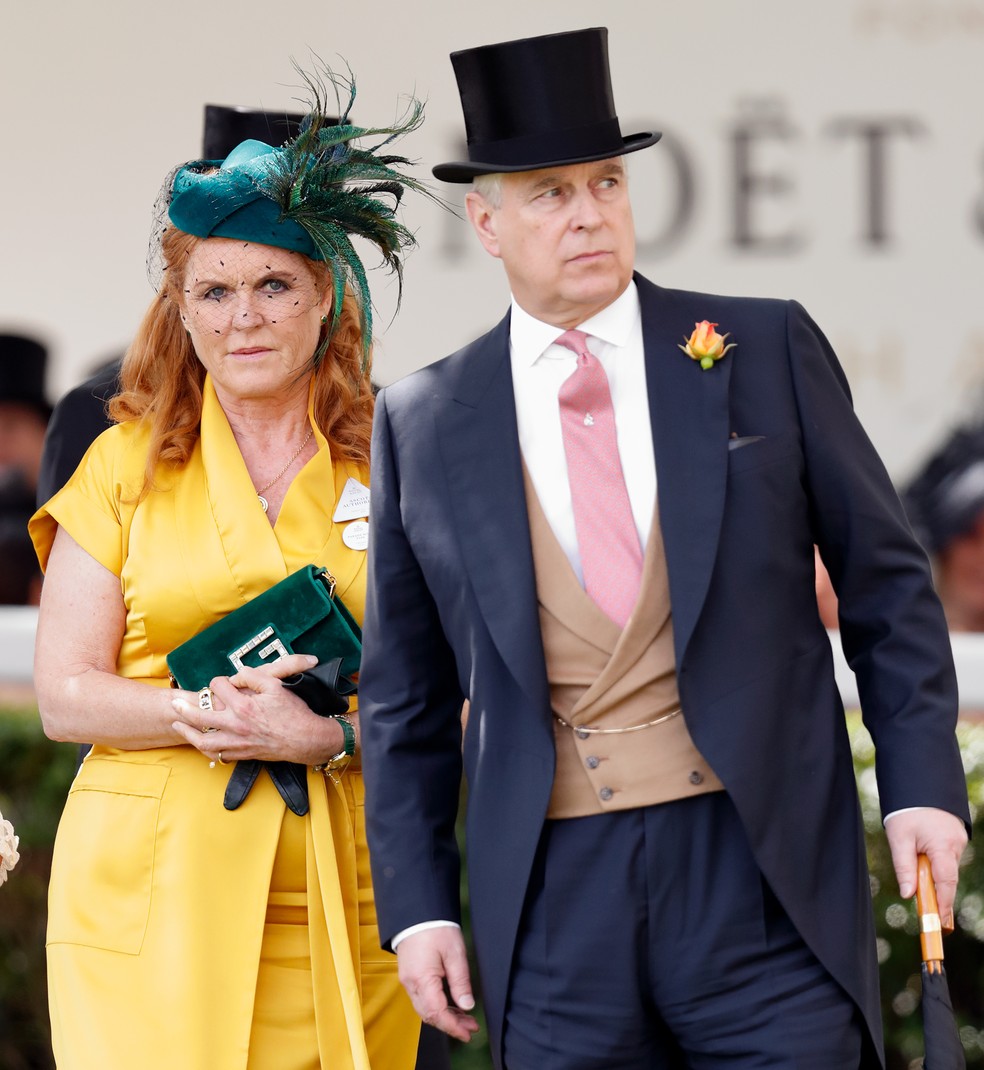 Sarah Ferguson e Príncipe Andrew — Foto: Getty Images
