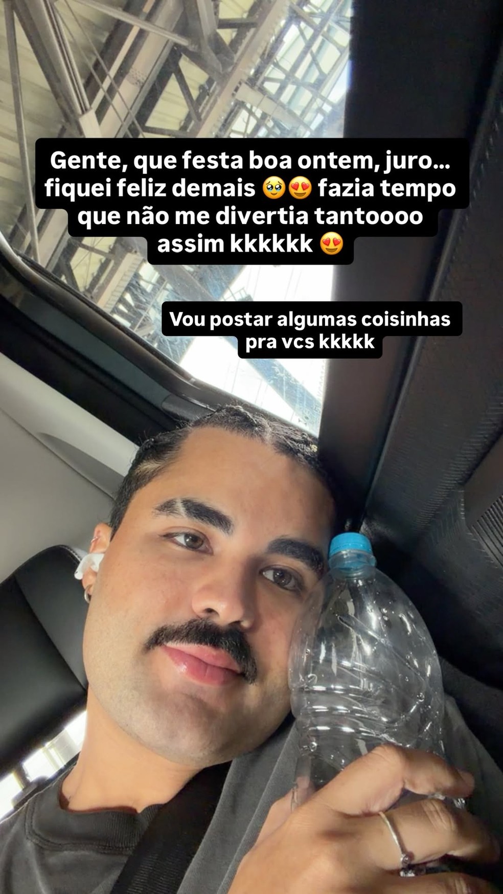 Lucas Gudez celebrou aniversário com famosos — Foto: Reprodução/Instagram