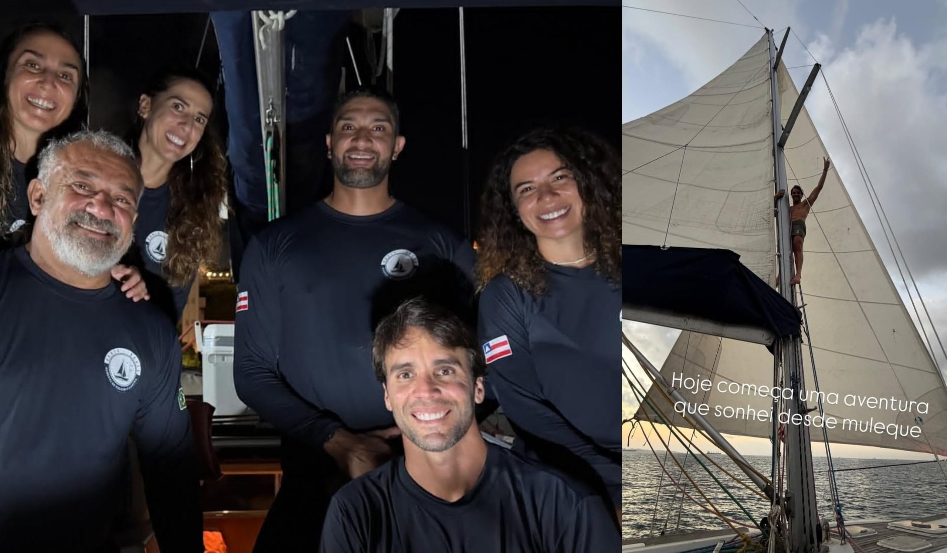 Ex-marido de Ivete Sangalo se aventura pelo mar por dias em veleiro: 'Sonhei com isso desde moleque'