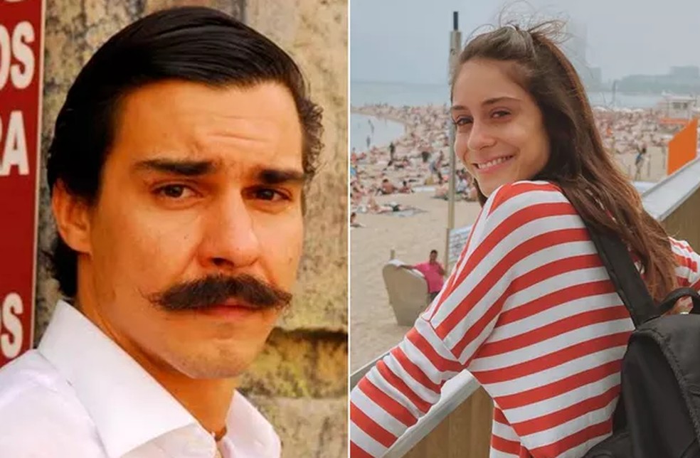 André Gonçalves e a filha, Valentina  — Foto: Reprodução/Instagram